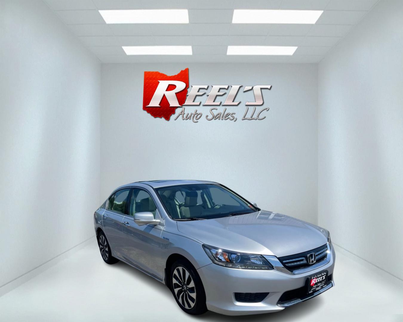 2014 Silver /Tan Honda Accord Hybrid EX-L (1HGCR6F50EA) with an 2.0L I4 DOHC 16V HYBRID engine, Automatic transmission, located at 11115 Chardon Rd. , Chardon, OH, 44024, (440) 214-9705, 41.580246, -81.241943 - Photo#2